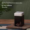 Square Tinplate Tea Can for Longjing Green Tea - Empty Packaging