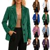 Damenreverskragen mit Taschen für Freizeitkleidung