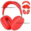 Wine Red Airpods Max Silicone Protective Case For Apple Overear Headphones