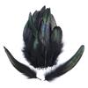 50pcs/pack Black Rooster Feathers Dyed Colorful Natural Pheasant Plumes 15-20cm/6-8 inch Costume Party Decor feathers for Craft