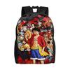 Luffy Gear Five Manga Backpack Ones Pieces Women Polyester College Backpacks Big Style High School Bags Rucksack