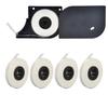 4 Roll Label Maker Tape 8m 5mm Wide Label Tape Replacement for LM370 LM380 LM390 Stickers