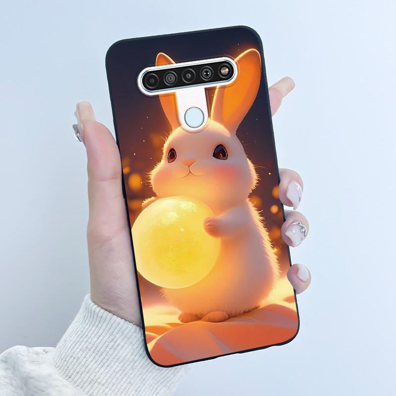 Luxury Cute Cool Boys Girls Case For LG K61 Q61 Q70 Phone Case Black Matte Soft Silicone Back Cover Protective TPU Bumper Shell