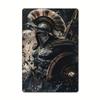 Spartan Warrior Metal Wall Art Vintage Decor 20x30cm