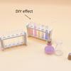 1:12 Dollhouse Laboratory Tool Set Dollhouse Mini Test Tube Rack Dropper Measure Cup Model DIY Dolls House School Scene Toys