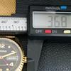 JAPAN VINTAGE REFURBISHED CITIZEN AUTOMATIC 8200 MENS BLACK DIAL WATCH a445267-1
