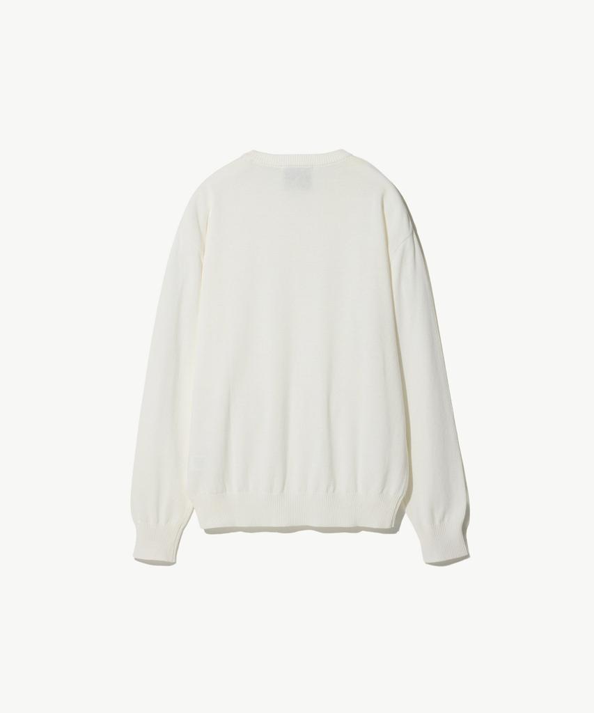 STCO Codigallery Cotton Round Knit Ivory (Classic Fit)_Cktwz04Nsi