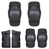 6-Piece Kids Adult Roller Skating Safety Gear Set Knee Elbow Wrist Hand Protection Inline Skates Scooters Balance Bikes
