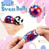 6Pcs Mini Squishy Stress Balls Set, Rainbow Sensory Fidget Toys For Anxiety Relief, Durable Non-Toxic Squeeze Balls