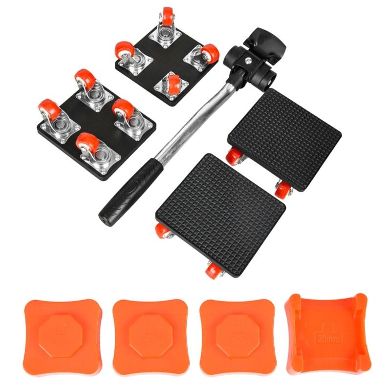 

Easy Furniture Mover Tool 360 Degree Rotatable Wheel Suitable For Home Renovations Workers Household and Commercial Use 1