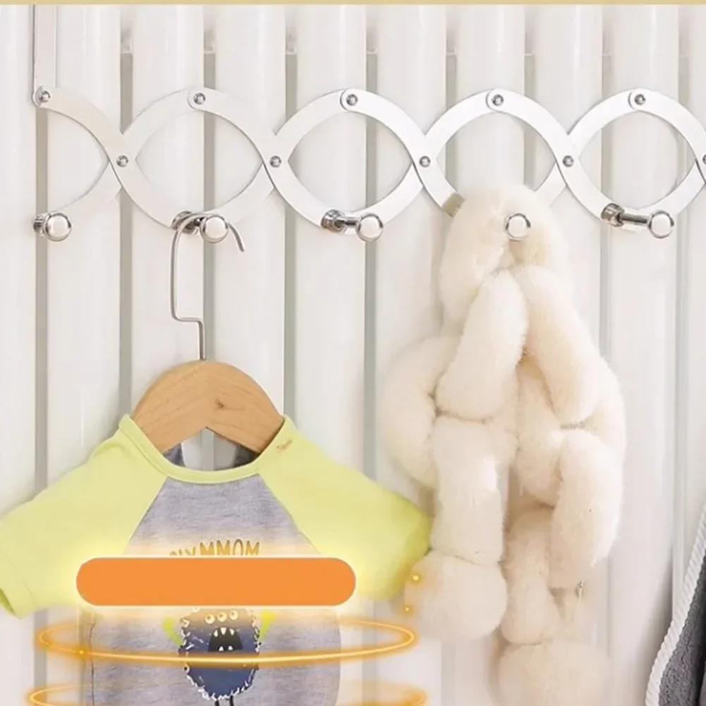 User Friendly Adjustable Hooks for Efficient Clothing Drying on Radiators Strong Load Capacity Design in Stainless Steel
