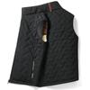 Men's Lambskin Vest: Autumn/Winter Warm Cotton Waistcoat Casual Jacket