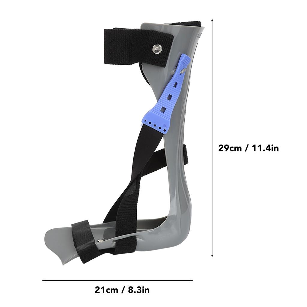 Foot Drop Brace Correct Posture Ankle Orthosis Support Stable Elastic Straps Polypropylene and Nylon for Sleeping for Outdoors