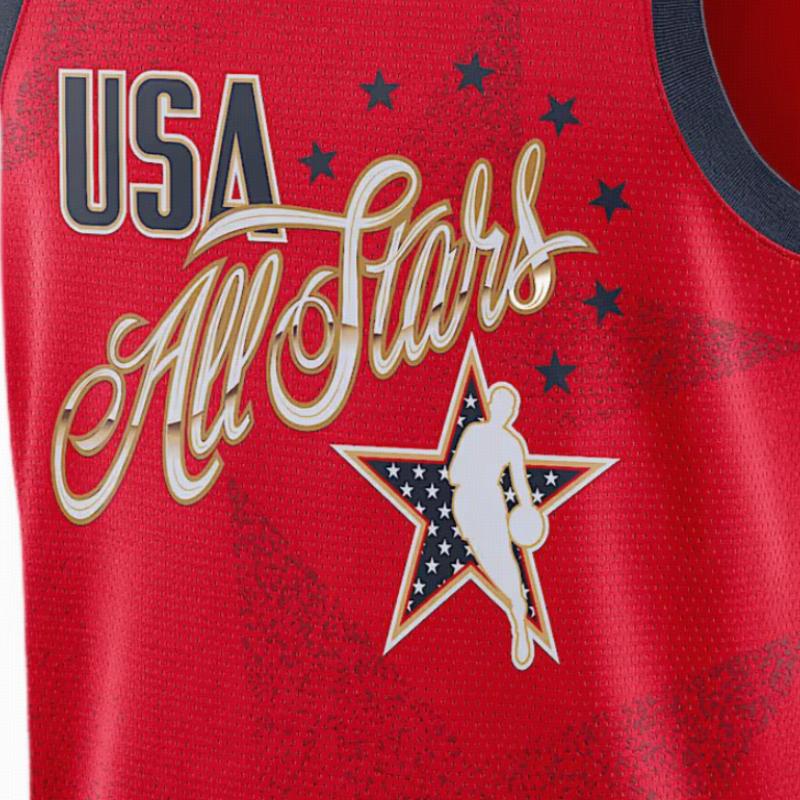 Jordan Nba All-Star Anthony Edwards 2026 Game Dri-Fit Swingman Jersey Men Tops IZ4394-660