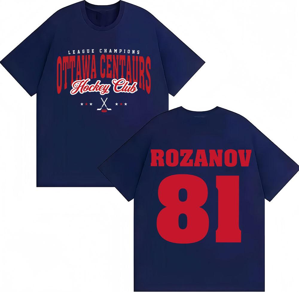 TV Heated Rivalry Ilya Rozanov 81 Graphic T Shirts Fashion Retro Short Sleeve Unisex Women Oversized Cotton Tshirt