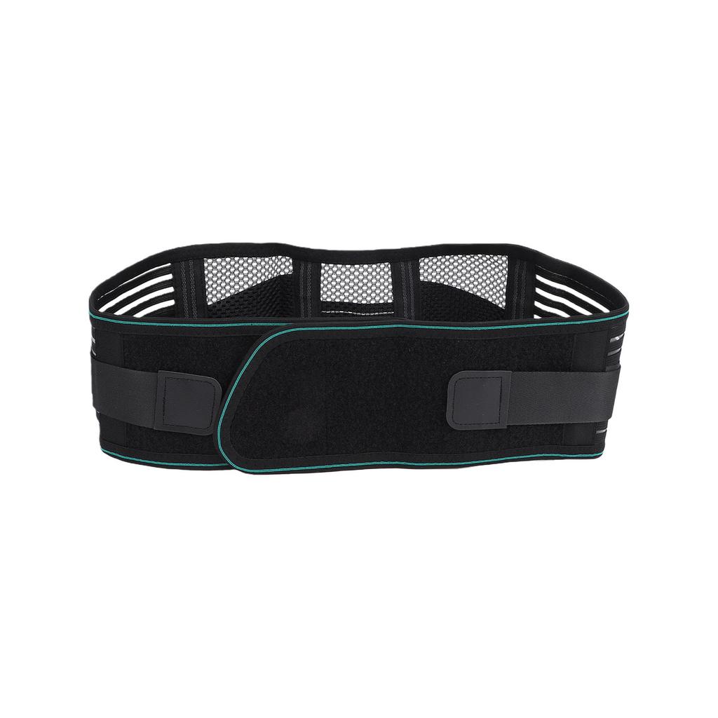 Back Brace Breathable Lumbar Support Belt with 5 Reinforced Bones Adjustable Straps for Weightlifting