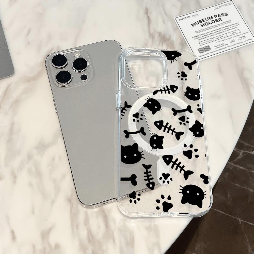 Magnetyczne etui na telefon dla iPhone 11 12 13 iPhone 13 14 15 Pro 15 16 Pro Max Samsung A15 A16 A25 A26 A55 A56 S25 S24 S22 S23 Ultra S25 Edge