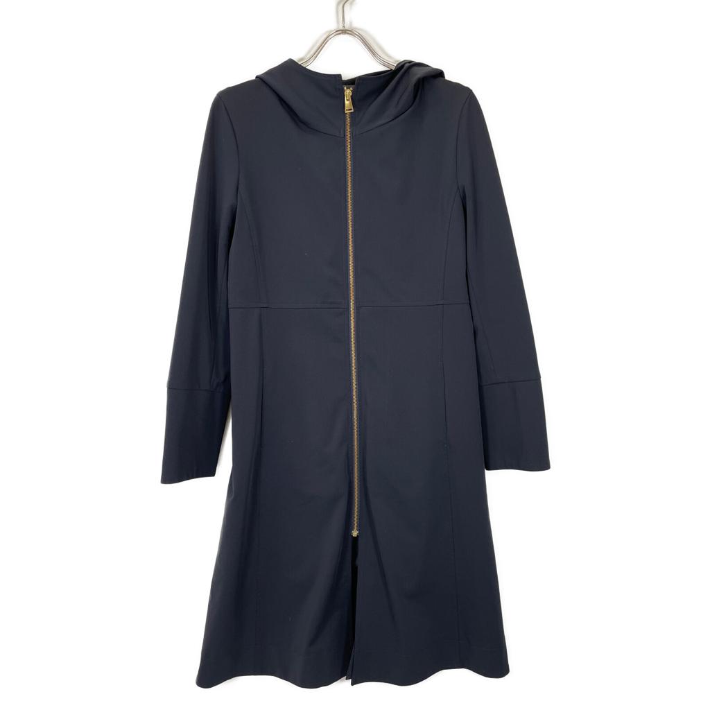 TARA JARMON VVUCG-10790 Zip-up hoodie coat with liner coat S NavyUsed