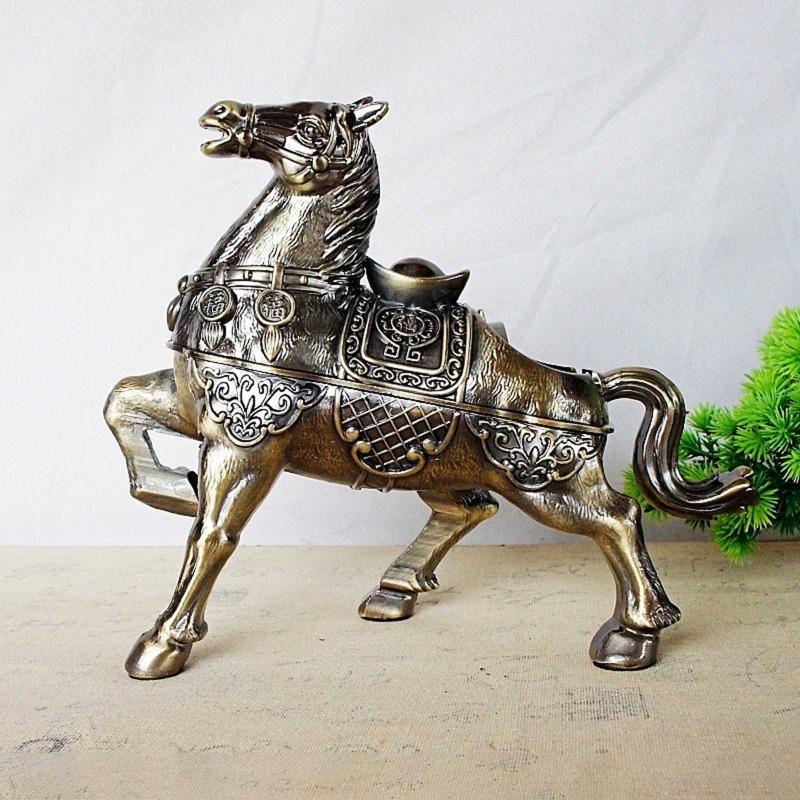 Vintage Horse Shape Ashtray Household Retro Cool Ashtrays Patio Desktop Decor Fashionable Birthday Gifts for Smokers