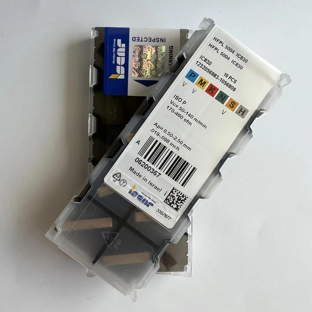 ISCAR / HFPL5004 IC830 /Industrial indexable carbide inserts 10 Pcs
