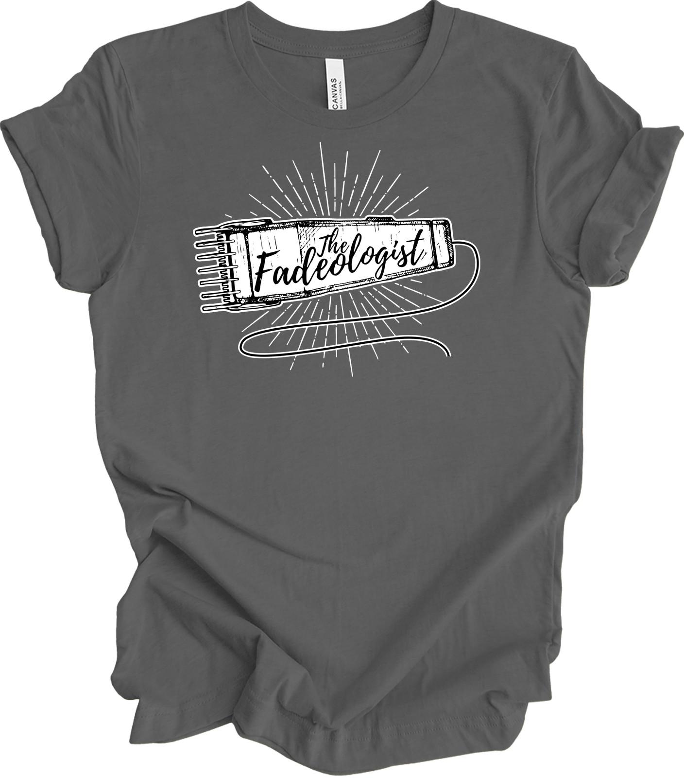 Fadeologist Barber Shirt Funny Barbering Stylist Gift Barber Shop Tee Men Women XL