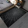 Black Spider Web Design Decorative Carpet for Living Room Floor Suitable for Use As an Anti-slip for Living Room Bedroom Sofas