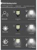 Solar-Powered Outdoor Motion Sensor Courtyard Light: Integrated Wall and Street Lamp
