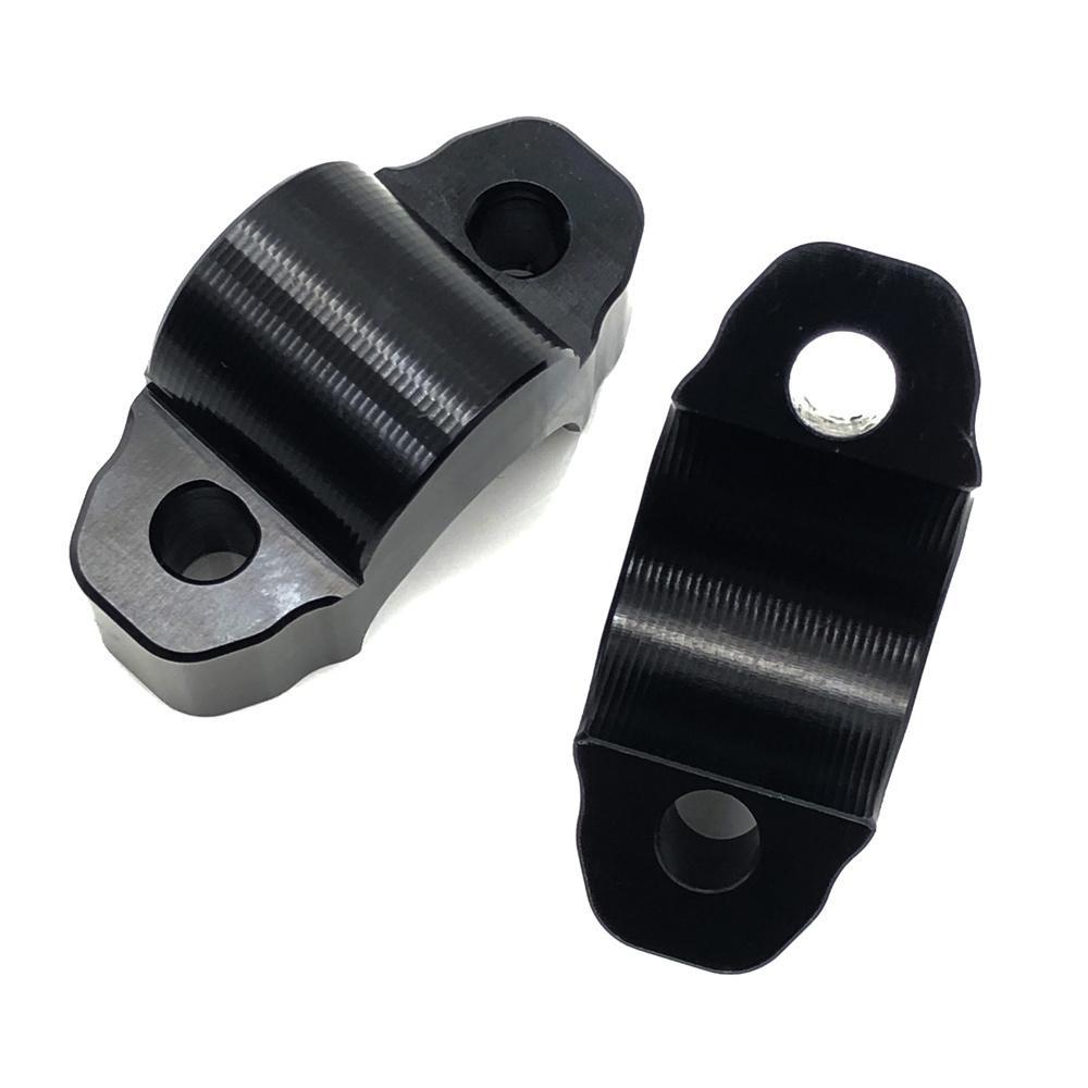 Black Motorcycle Handlebar Riser Clamp Adapter For Yamaha Tenere 700 2019-2023