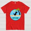 Dinosaur Offline Nerdy T-Shirt