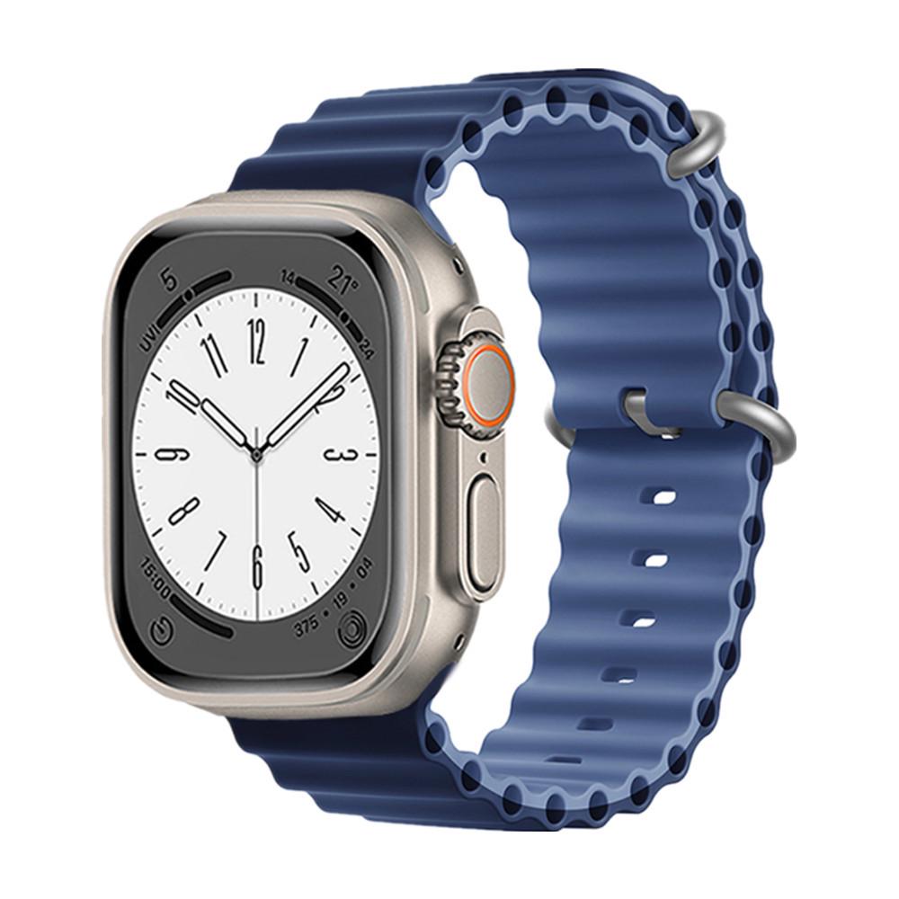 Apple Watch 11 Ultra Silikonarmband mit Doppelschnalle