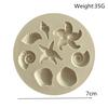 Marine Life Conch Starfish Shell Fondant Cake Silicone Mold Diy Chocolate Mold Kitchen Liquid Cake