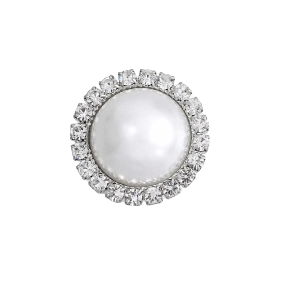 Gifts Round Rhinestone Cufflinks Rhinestone DIY Button Cover Beads Sewing Accessories Shirt Button Clip Formal Attire