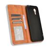 For Samsung Galaxy Xcover 7 leather retro self-attaching phone case Of Galaxy Xcover 7 case flip magnetic wallet cover