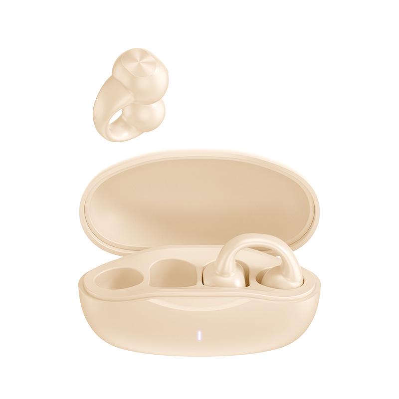 Neutral J01 Clip-On Wireless Bluetooth Earphones: Comfortable Non-In-Ear Design, Extended Wear, Super Long Battery Life