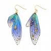 Butterfly Wings Earrings Fairy Leaves