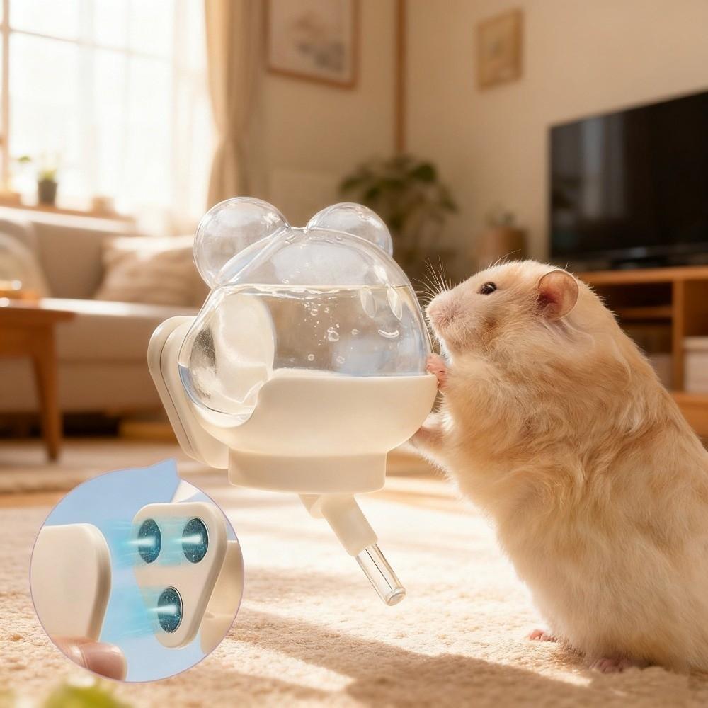 Prevent Dripping Hamster Magnetic Kettle Magnetic Rack Wall Mounted Pet Water Dispenser Automatic 220ml Rabbit Water Drinker