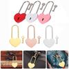 Lock With Key Mini Lock Love Lock Metal Metal Heart Padlock For Valentine's Day Gift Souvenir Anniversary Present