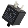 ZOOKOTO 12V 3 Pin Electronic LED Flasher Relay 0.1W-150W C/m Motorcycle Turn Signal Adjustable Flasher CF13