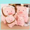 Liebenswerte Lulu Schwein Plüschfigur mit ultraweichem Kaninchenfell für kuschelige, kindliche Umarmungen