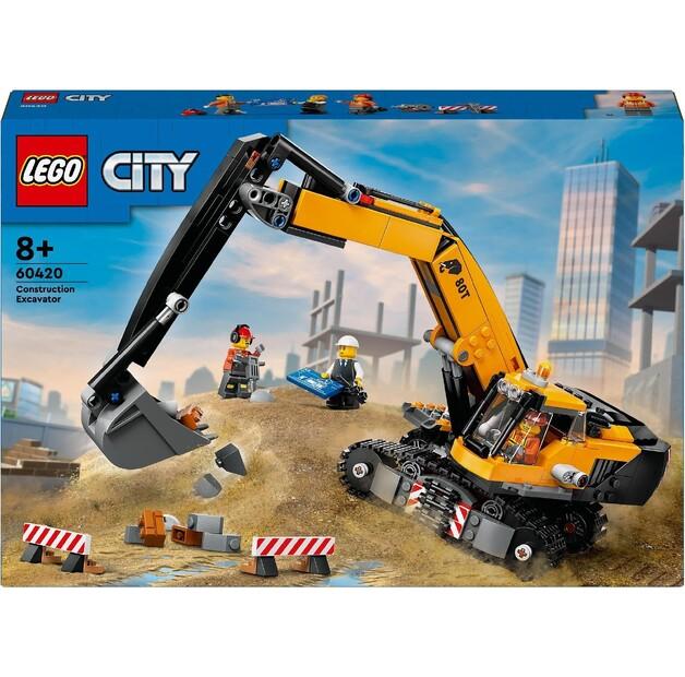 LEGO City 60420 Желтый экскаватор