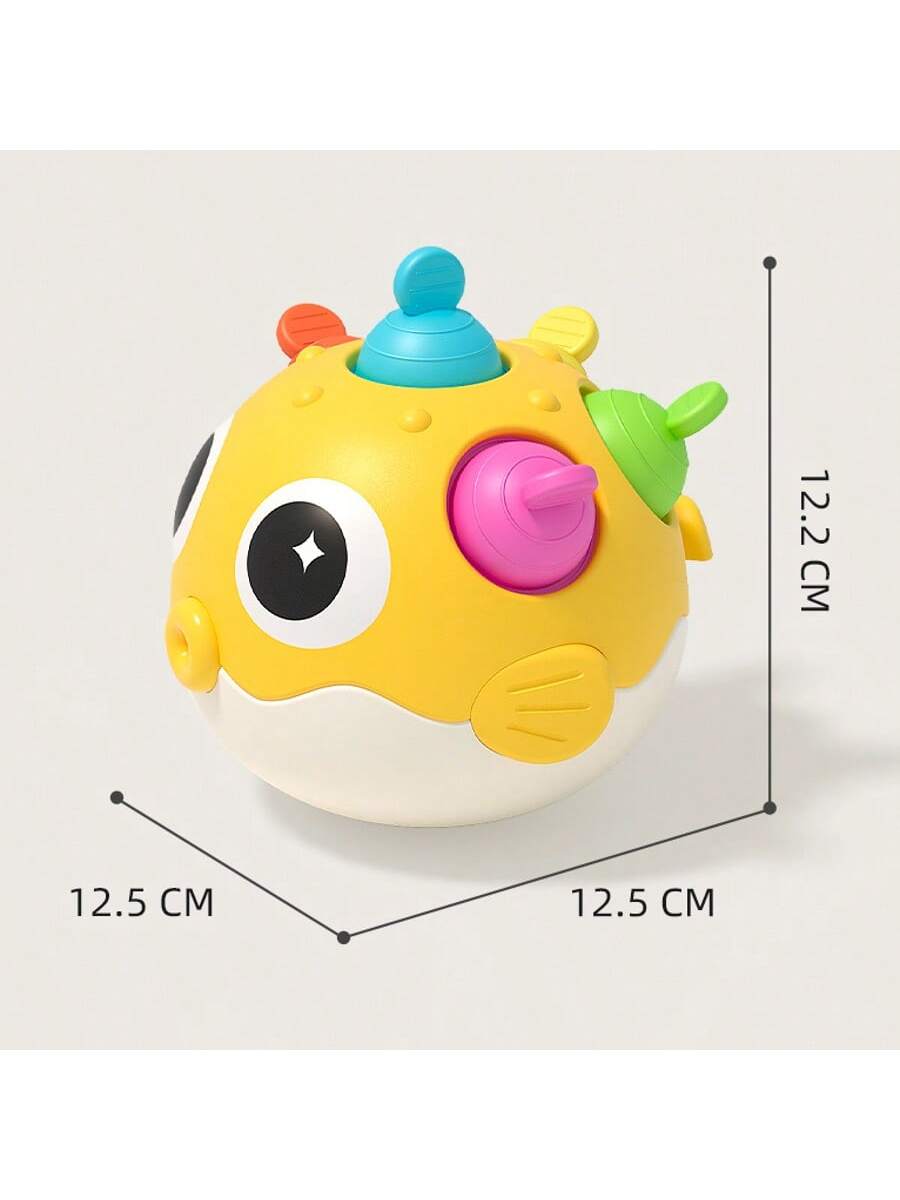 

Детские погремушки, Игрушки-неваляшки в виде рыбы-фугу, Развивающие вставляющиеся элементы, Прорезыватели для жевания, Встроенные колокольчики для подарков новорожденным