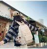 Korean Style Color Block Backpack - Trendy Large Capacity for Students & Travelers