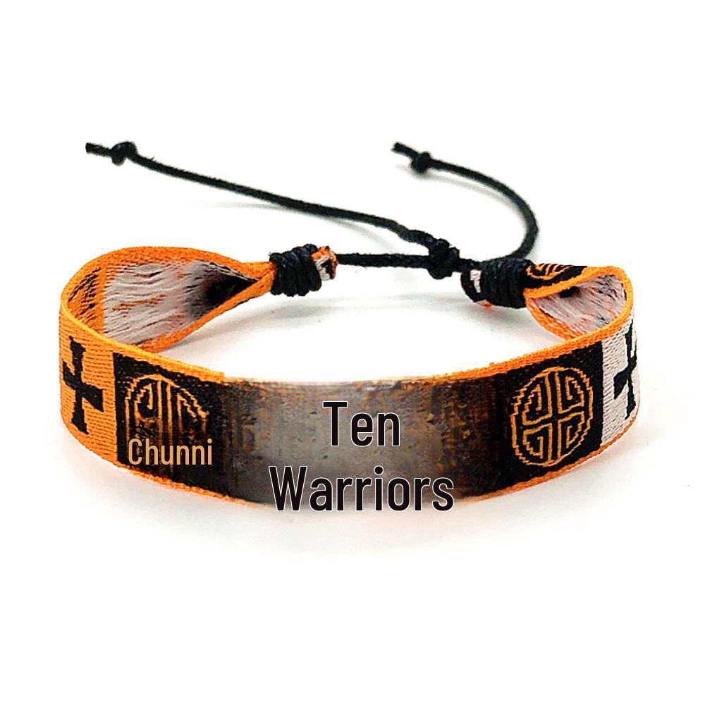 Bohemian Ethnic Braided Bracelet, Adjustable Nepal Style