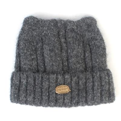 Universal Chemistry Wool Cat Gray Bubble Beanie Cat Hat
