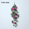Decorazione con Rampicante di Rose da Appendere a Parete per Interni - Cesto di Fiori Artificiali per Soggiorno