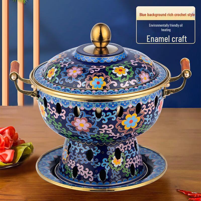 TLXT Enamel Copper Individual Hot Pot