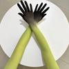 Transparent Sunscreen Mittens Ultra-thin Mesh Full Finger Gloves  Dress Gloves
