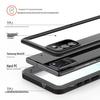 Red Pepper Waterproof Samsung Note20 Case – Outdoor, Drop-proof, Transparent, Full Coverage Protection for Swimming and Cycling
