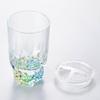 Nitori MS Clear View Toothbrush Stand JB01 Shizuku Clear Green Acrylic Resin Toothbrush Holder for Bathroom