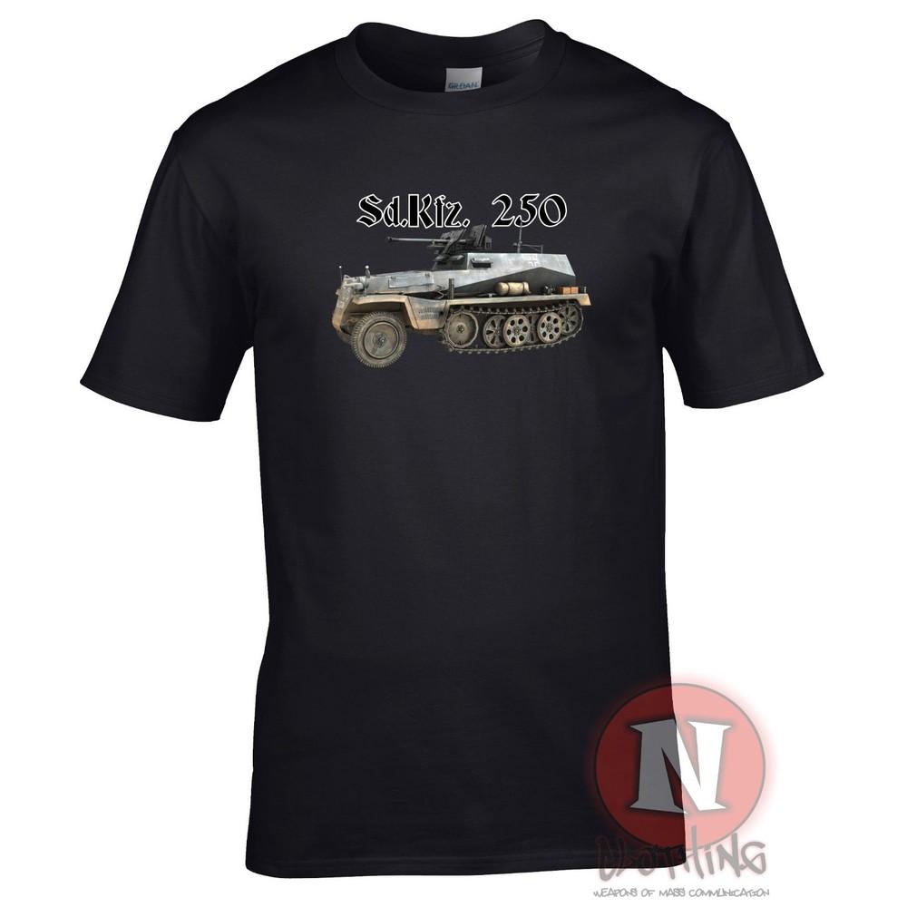 Sd Kfz 250 Gerunisex Halftrack Ww2 Military Armour TShirt World Of War Tanks